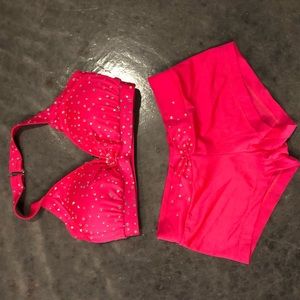 Dallas Wear Pink Uniform 2 Piece Set